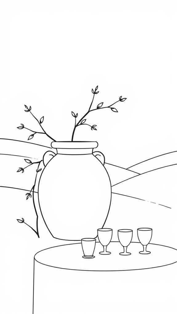 cana wedding coloring page