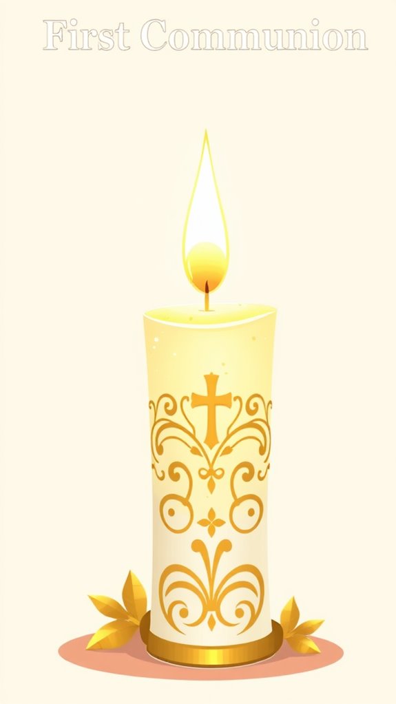 candle flame for communion