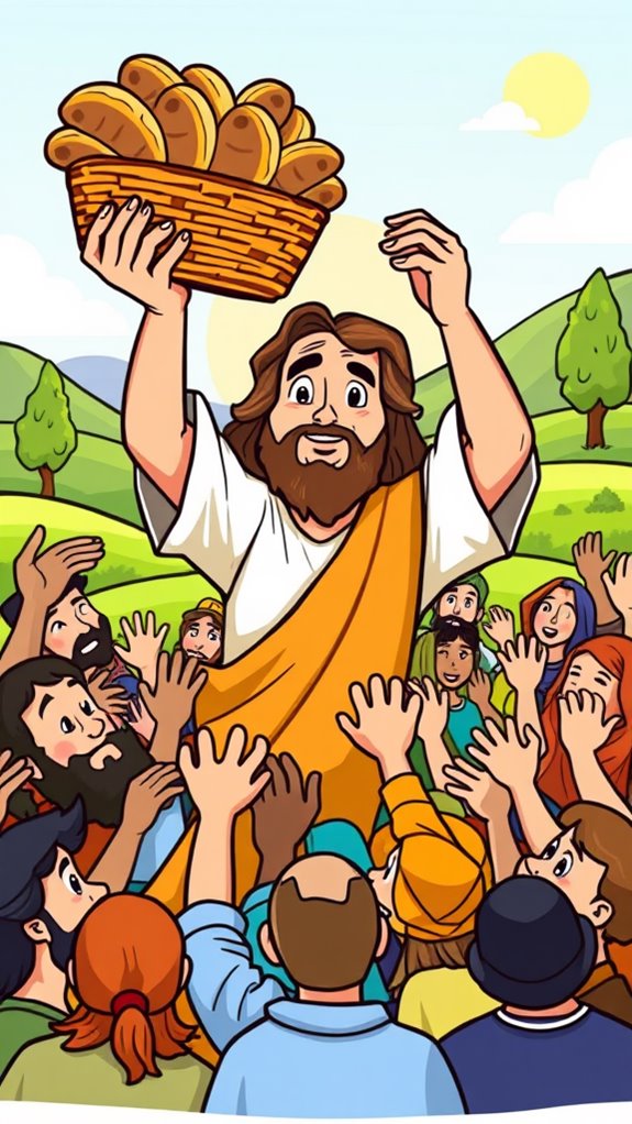 cartoon illustration of jesus