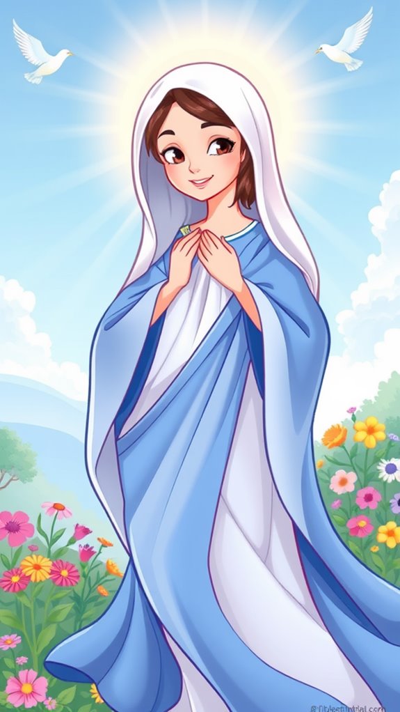 cartoon immaculate conception art