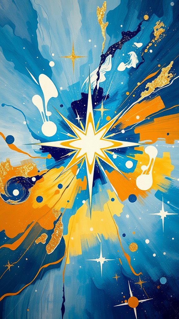 celestial inspiration in abstraction