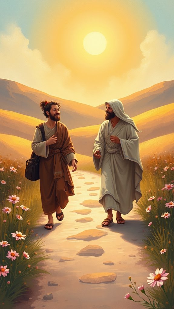 charming emmaus journey artwork