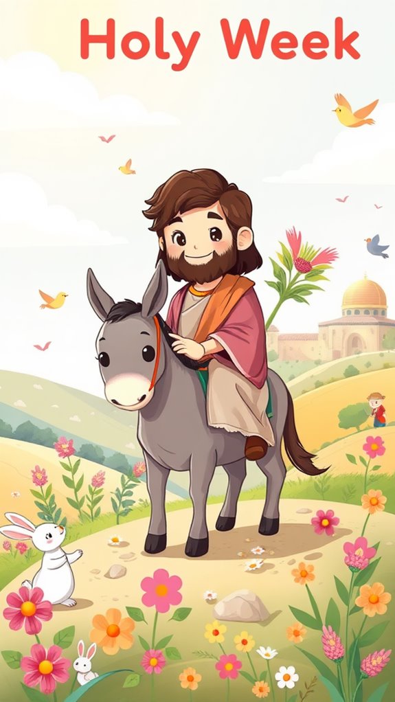 charming holy week artwork