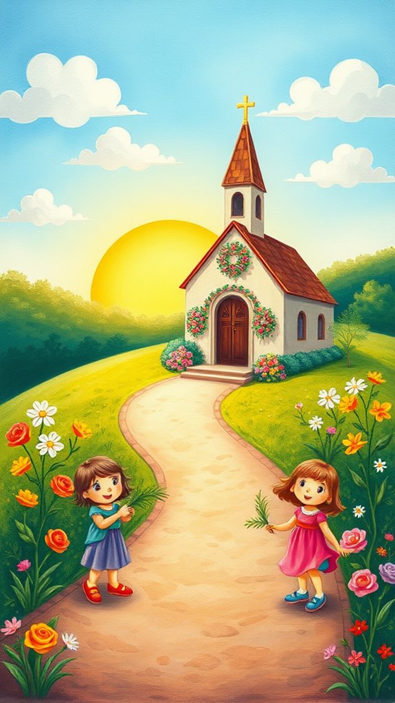 charming holy week artwork