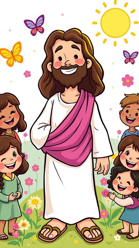 children s jesus clipart design