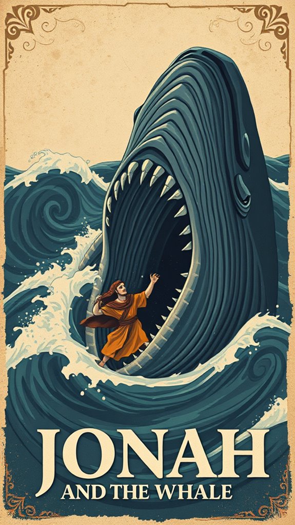 classic jonah whale artwork