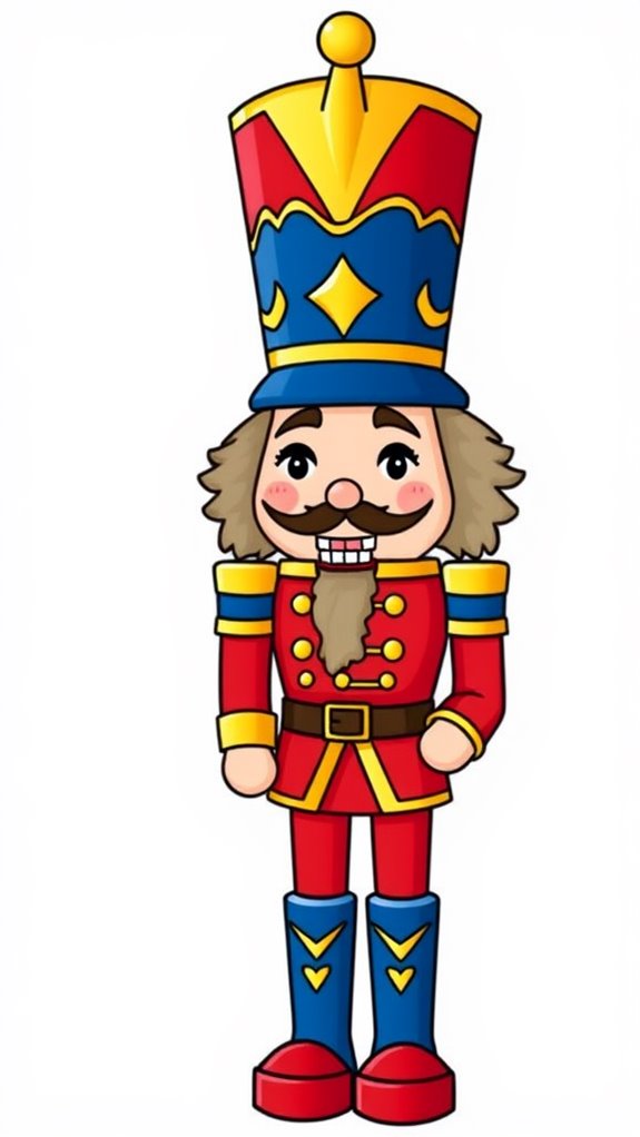 classic nutcracker soldier artwork