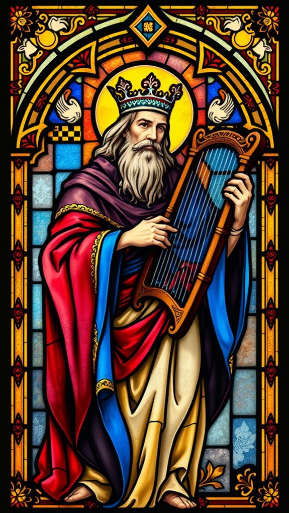 classic stained glass depiction