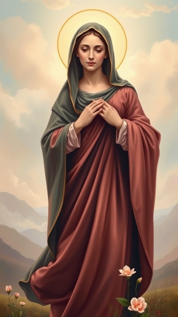 classic virgin mary painting
