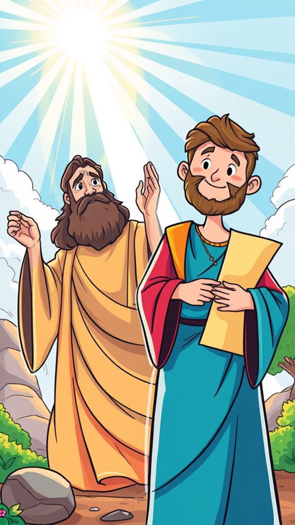 colorful cartoon saul paul