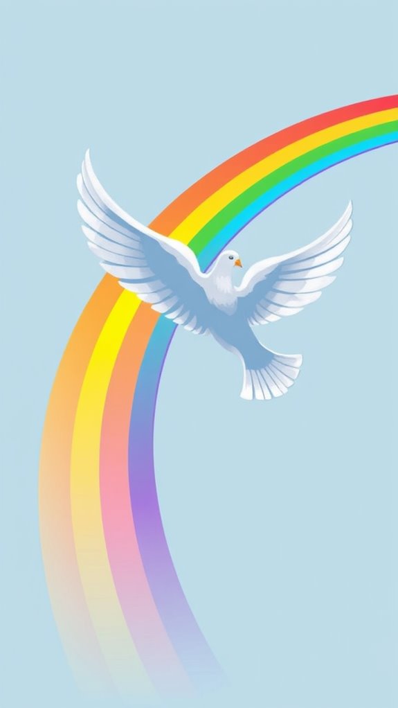 colorful holy spirit artwork