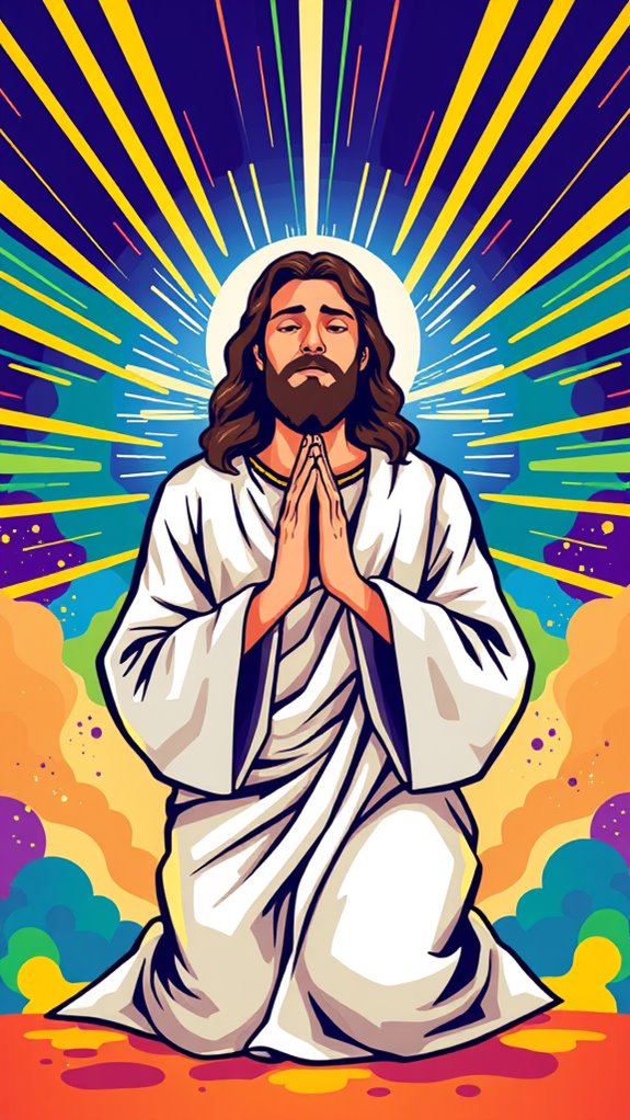 colorful jesus prayer imagery