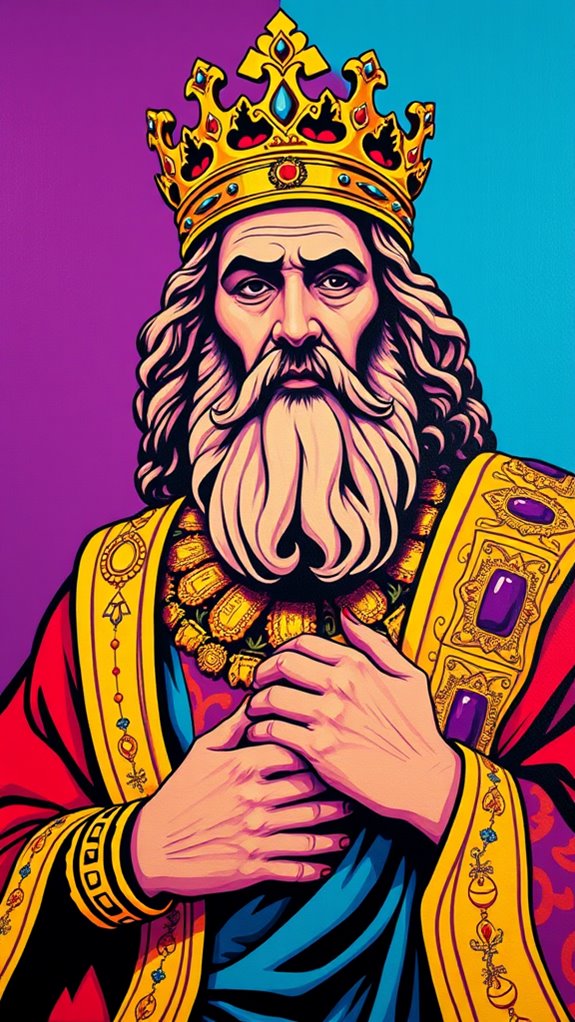 colorful king solomon artwork