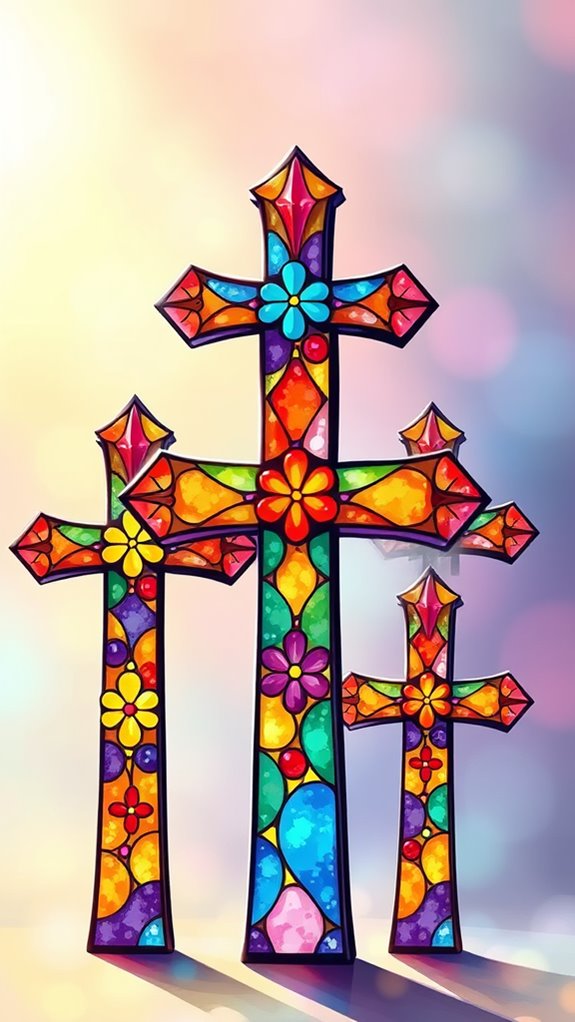 colorful religious art piece