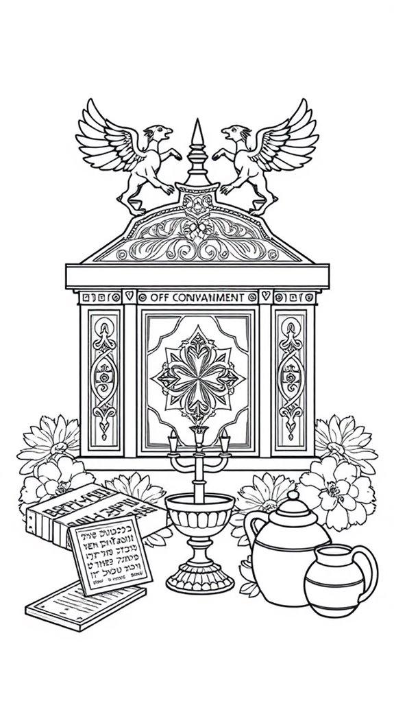 coloring page ark shapes