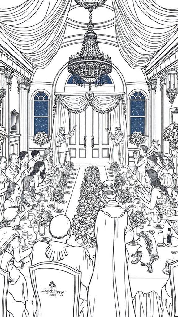 coloring page for guests