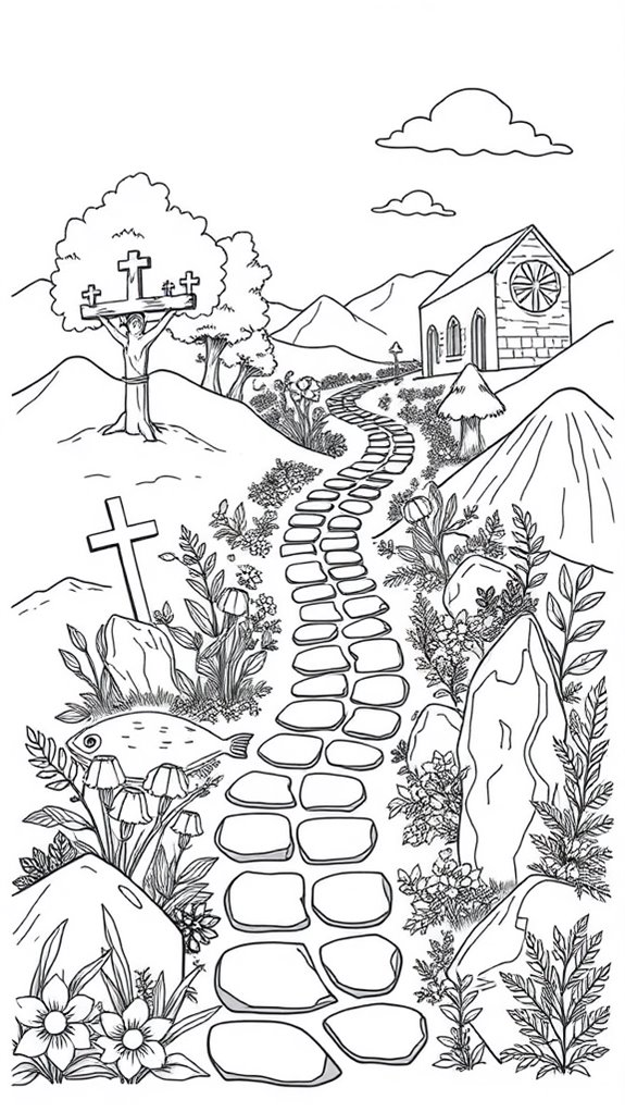 coloring page for lent