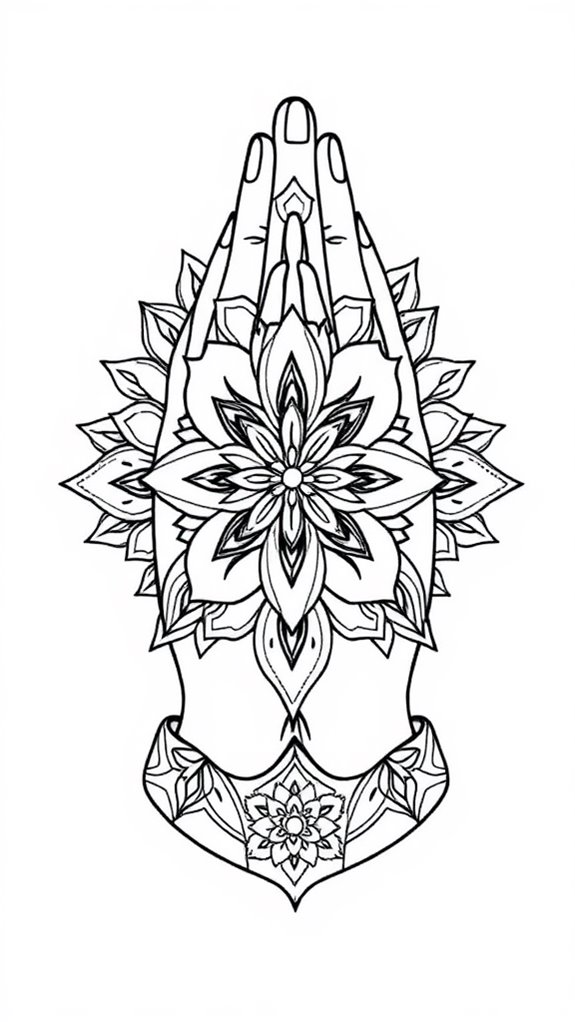 coloring page for mandalas