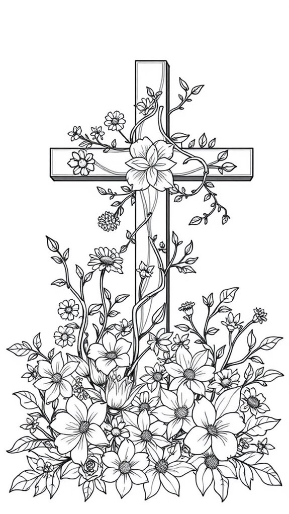 coloring page risen jesus