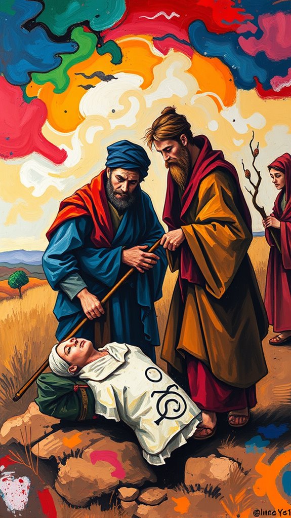 compassionate abstract art depiction