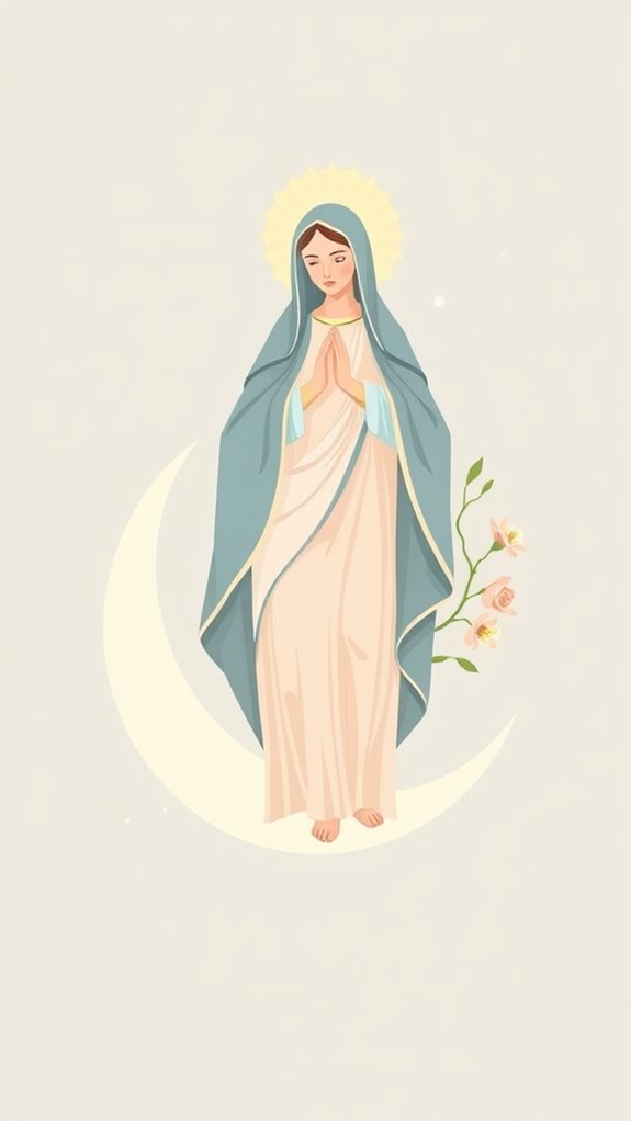 contemporary immaculate conception artwork