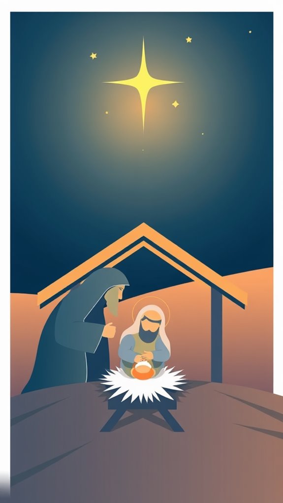 contemporary nativity scene artwork
