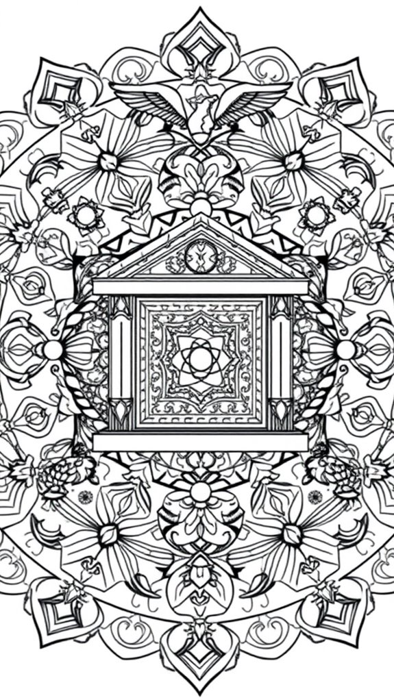 covenant mandala coloring page