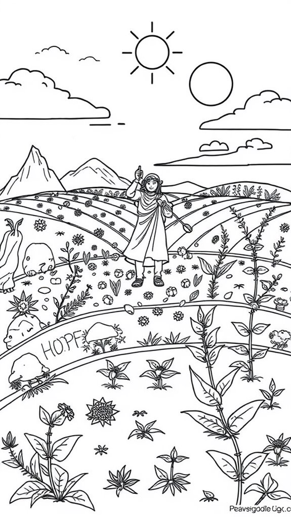 creative coloring for hope