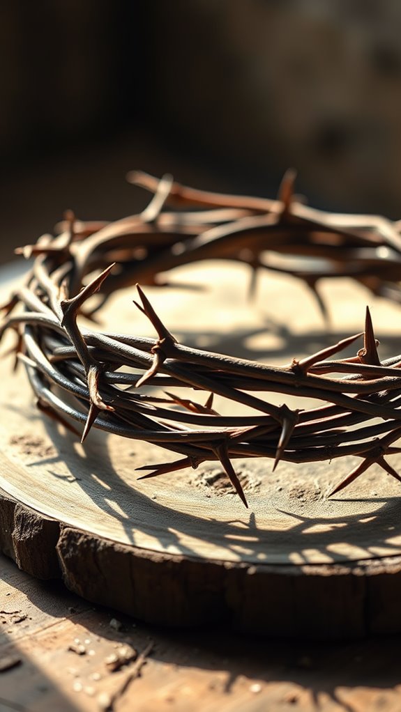 crown of thorns representation