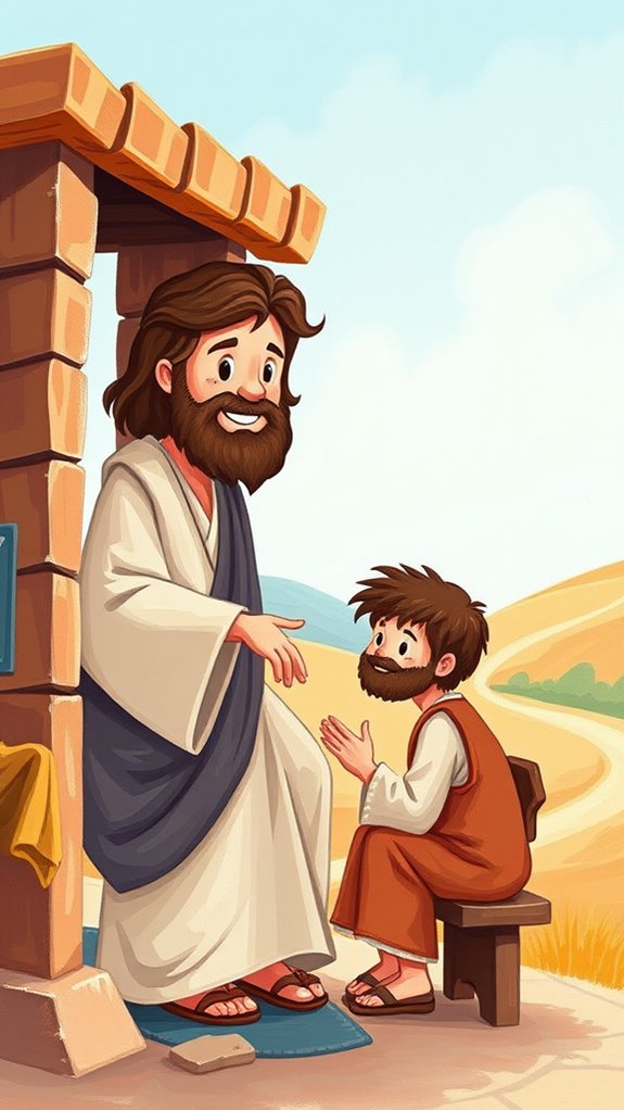 cute acrylic jesus painting