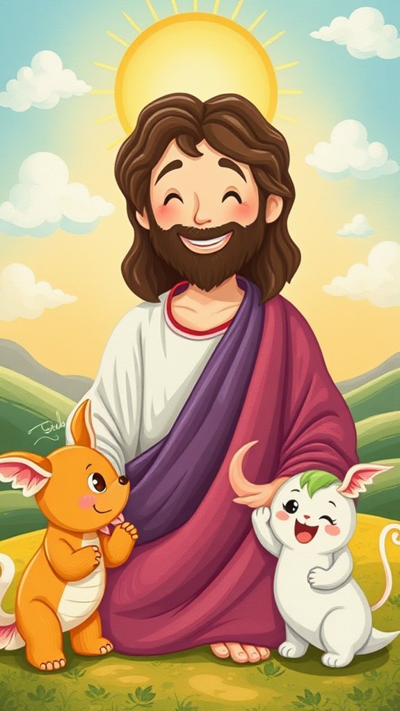 cute and playful depiction