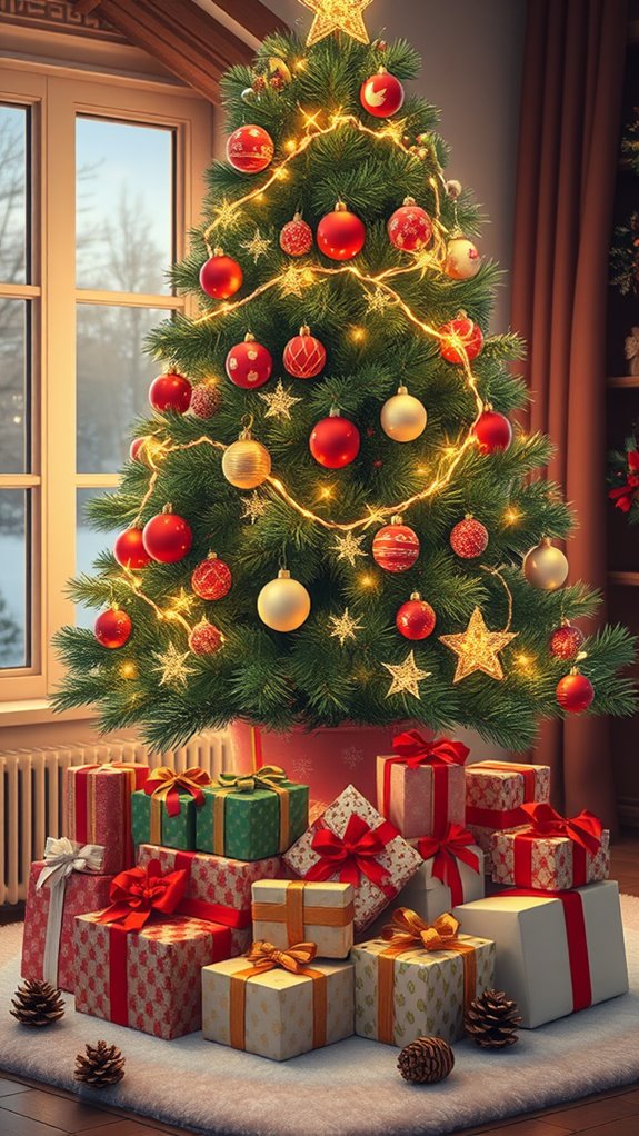 cute christmas gifts displayed