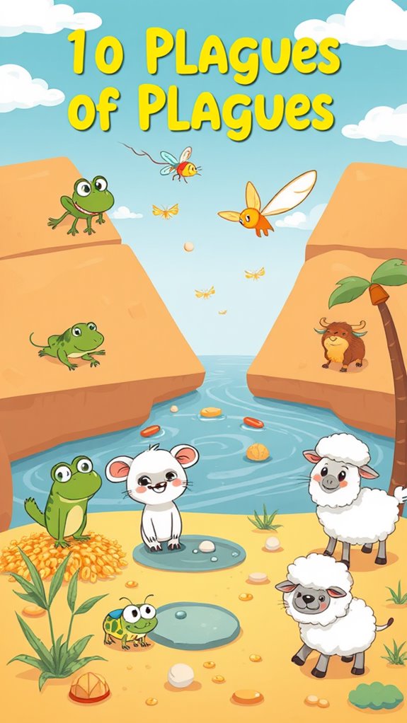 cute illustrations of plagues