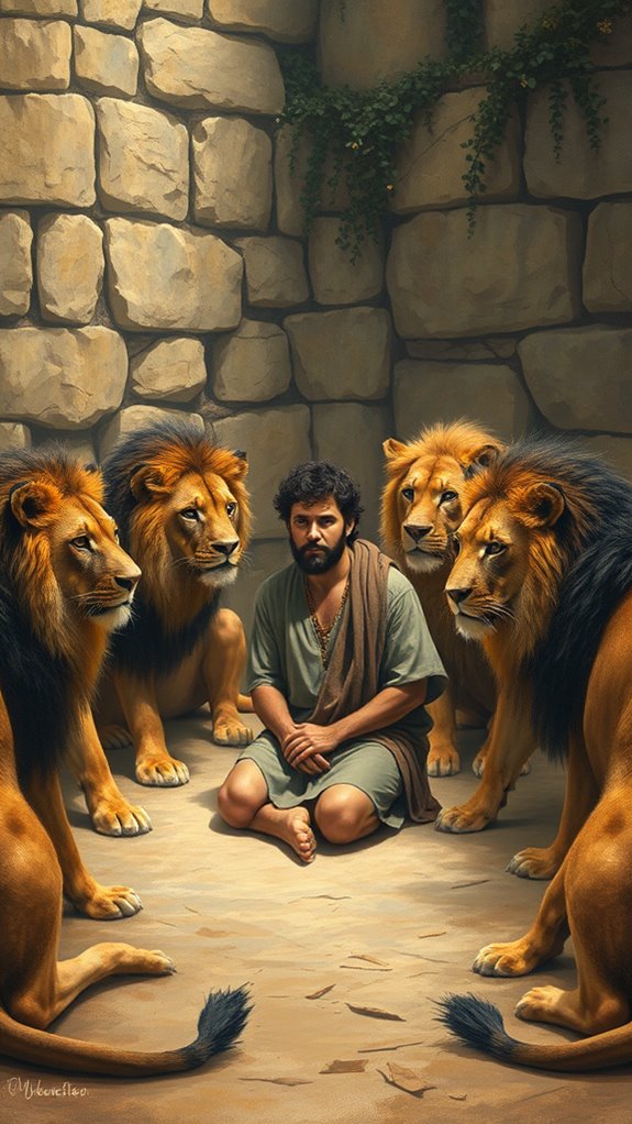 daniel in lions den