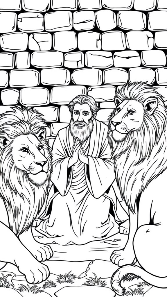 daniel in lions den