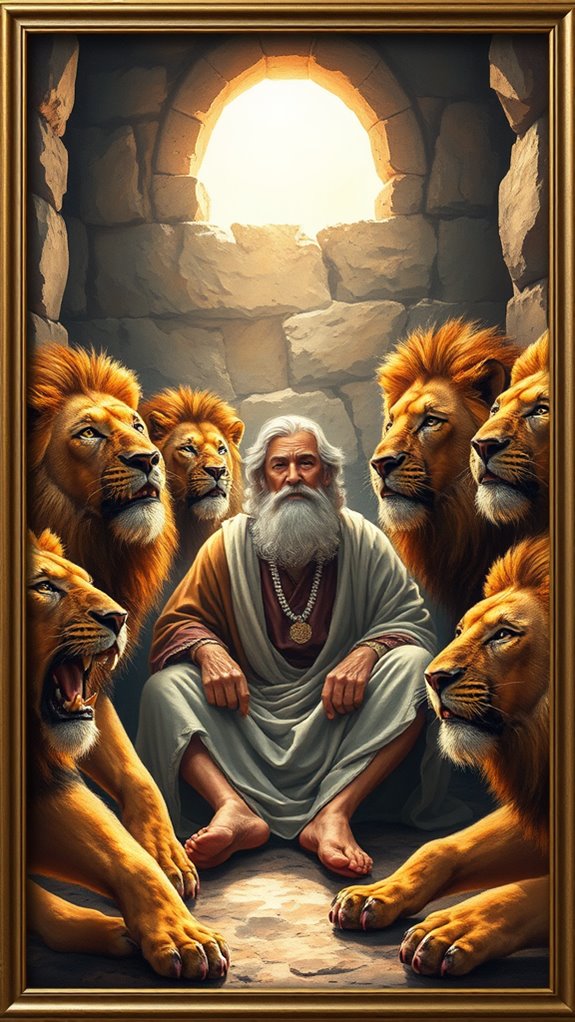 daniel in the lions den