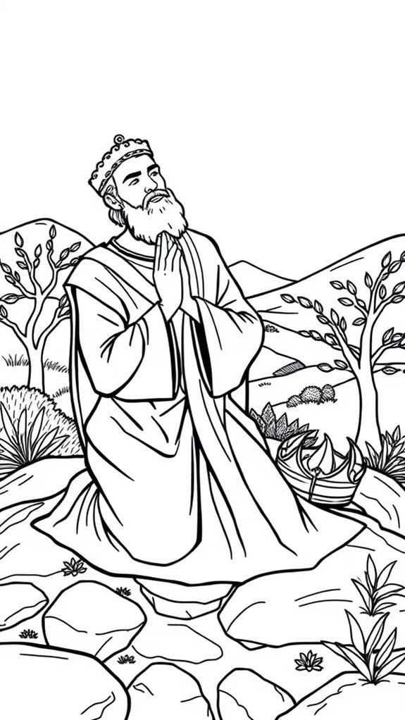 12 King David Coloring Pages - Printable & Free To Download