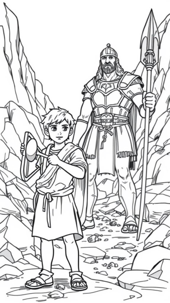 david versus goliath illustration
