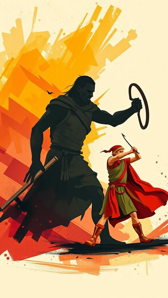 david versus goliath theme