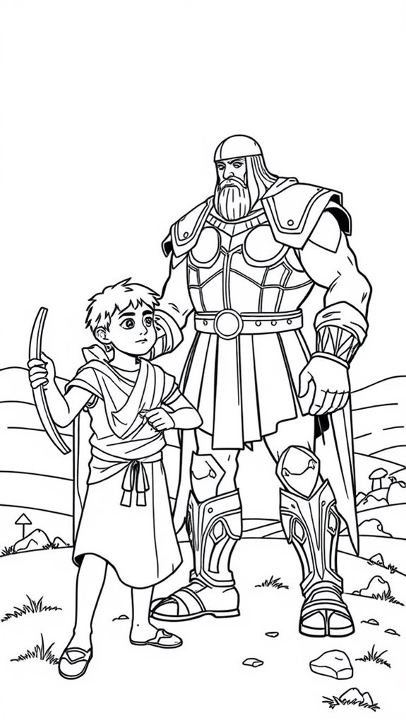 david vs goliath art