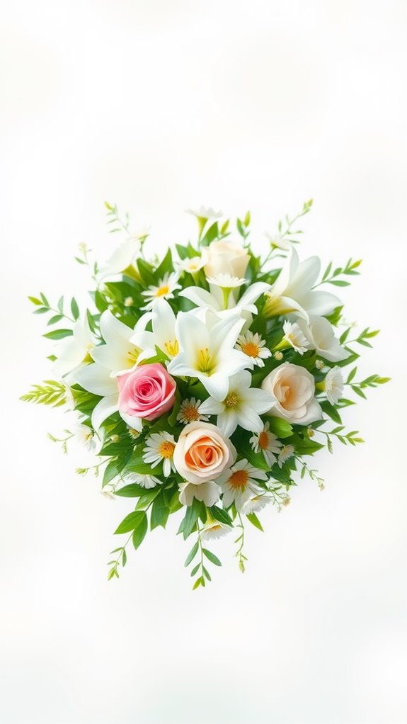 delicate floral holy spirit