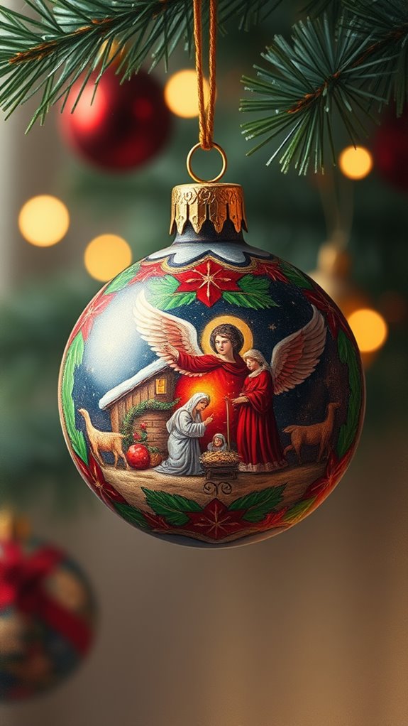 detailed holiday decoration artwork