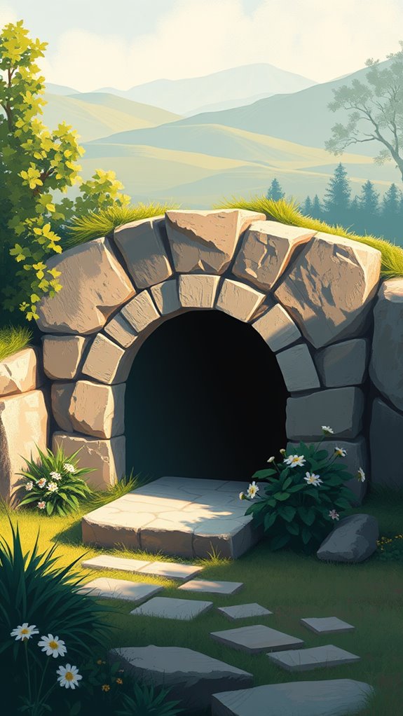 digital artwork of jesus tomb