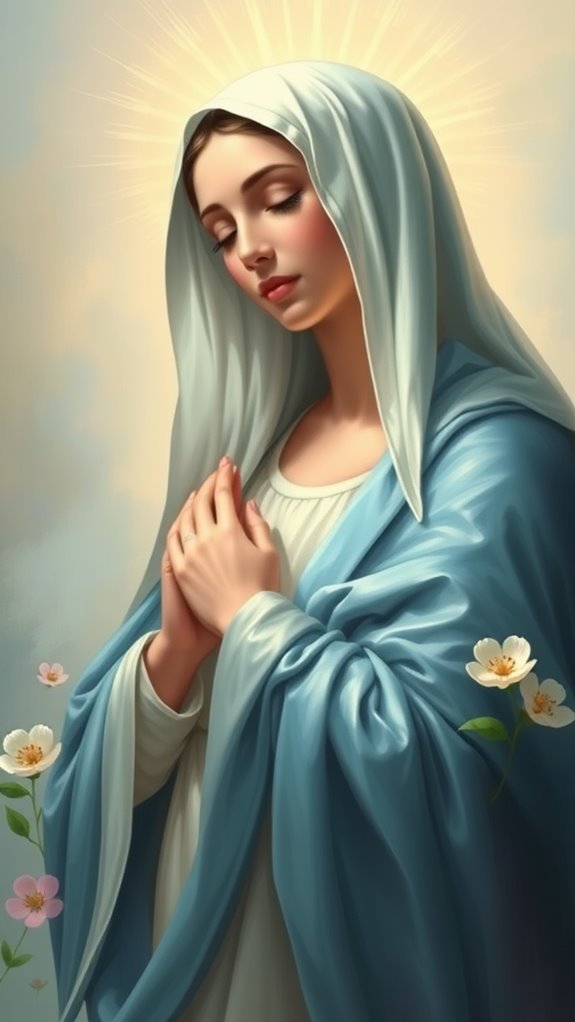 digital virgin mary artwork