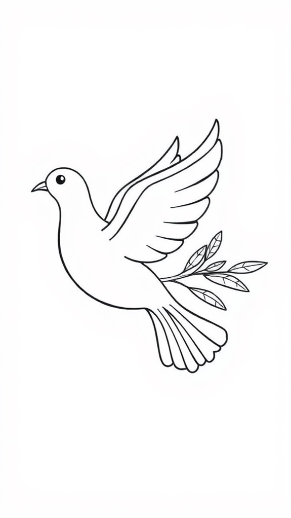 dove and olive branch