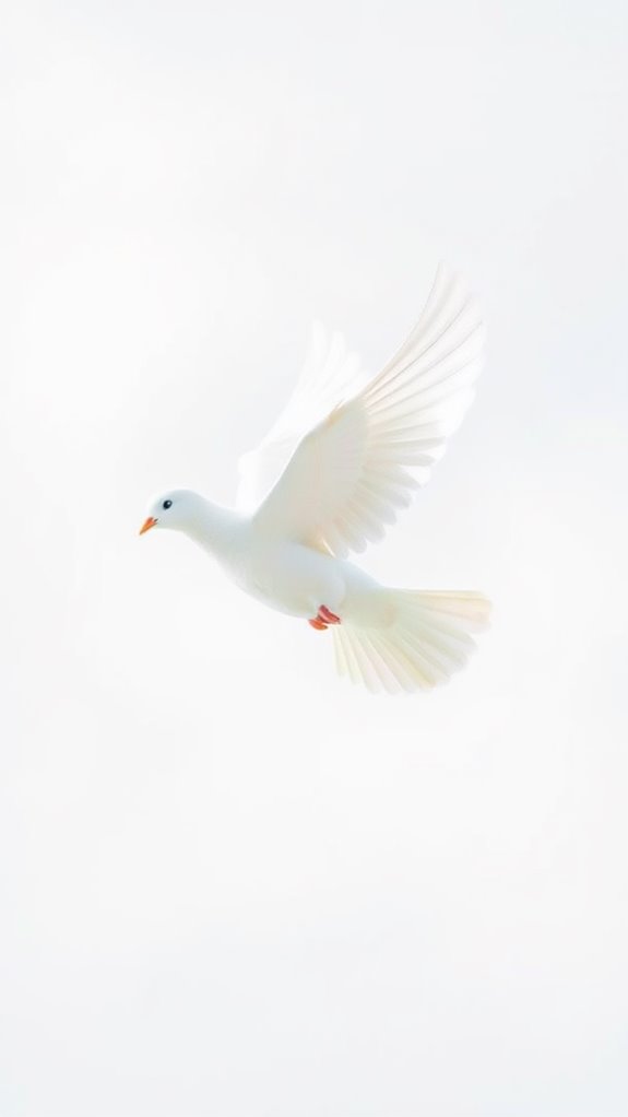 dove representing holy spirit