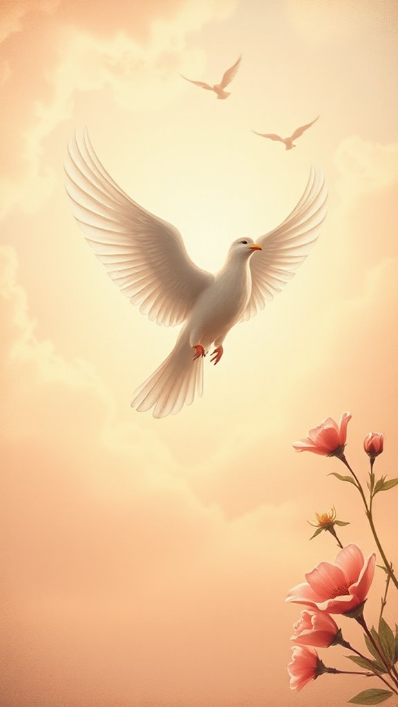 dove symbolizes holy spirit