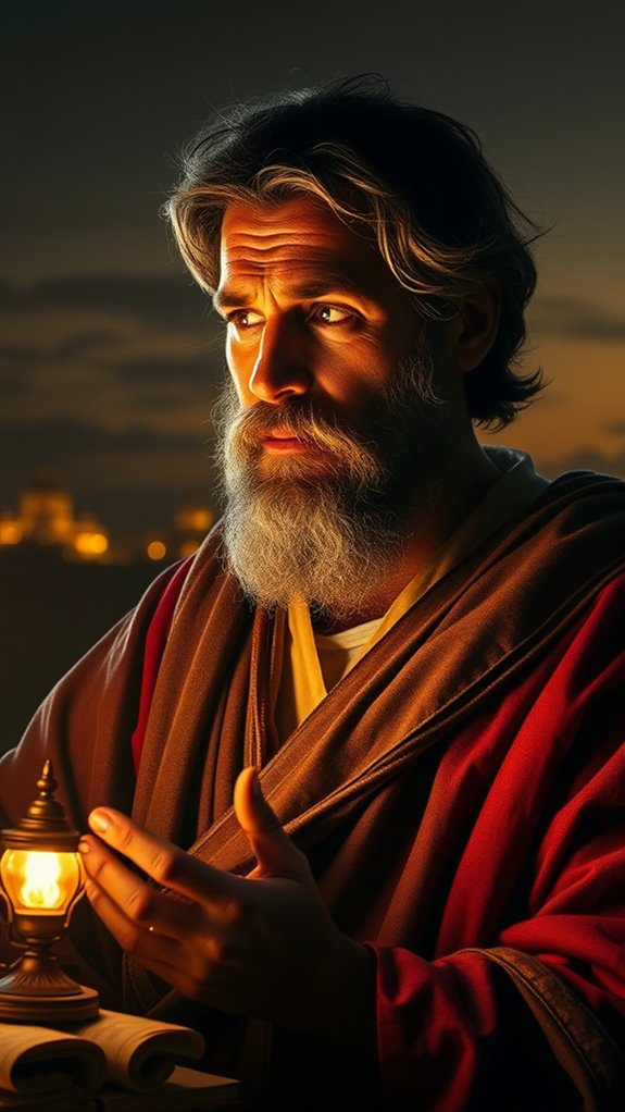 dramatic lighting apostle paul