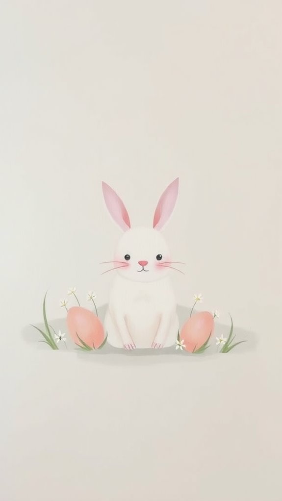 easter bunny art design