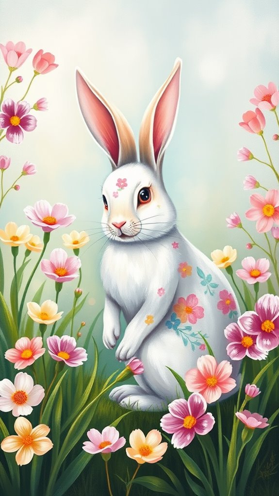 easter bunny painting tutorial